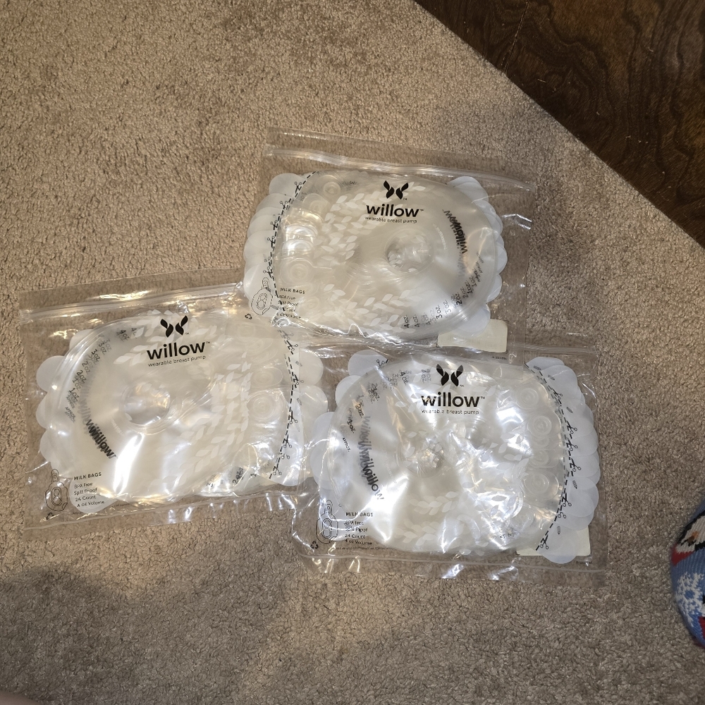 Willow Milk Storage Bags - Clear